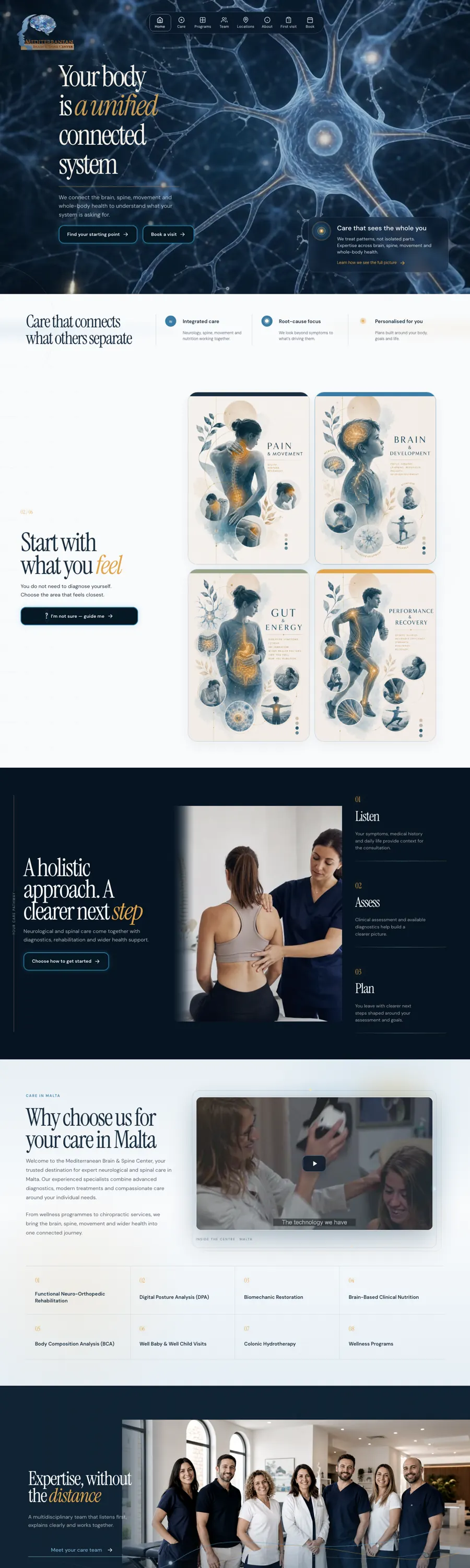 Mediterranean Brain and Spine Center: a neuron hero and a guide to start with what you feel